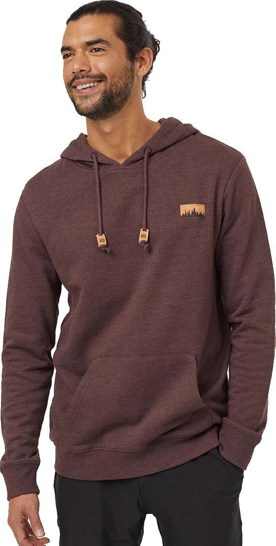 Juniper Cork Patch Hoodie - Mens - Deep Mahogany Heather / Cork Patch 1