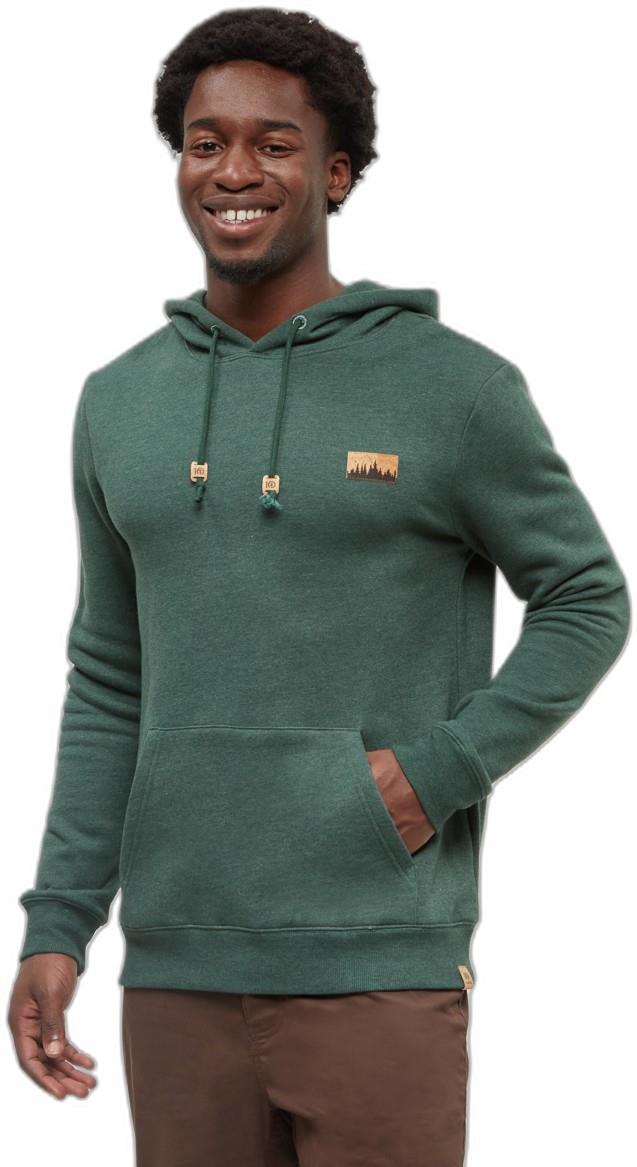 Juniper Cork Patch Hoodie - Mens - forest pine heather / cork patch 1