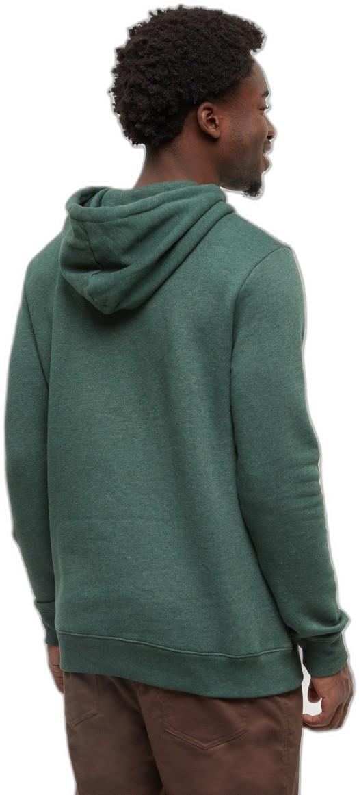 Juniper Cork Patch Hoodie - Mens - forest pine heather / cork patch 1