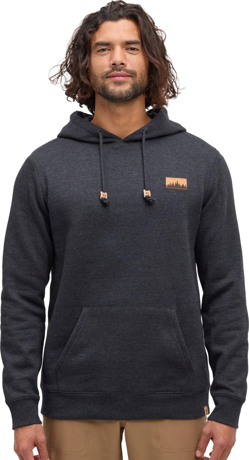 Juniper Cork Patch Hoodie - Mens - meteorite black heather / cork patch 1