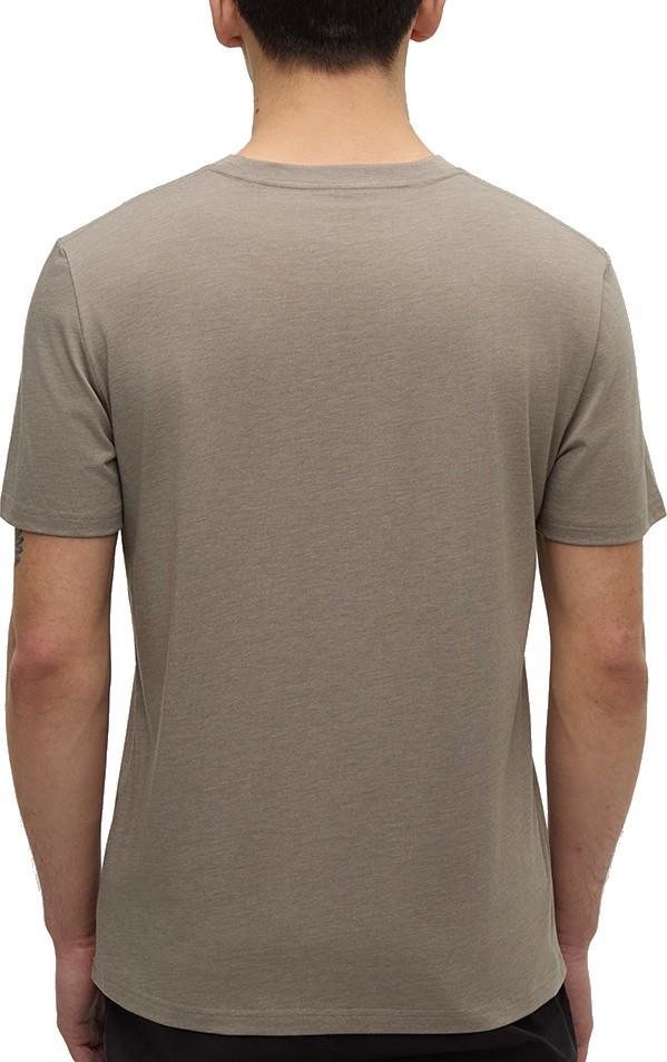 Juniper Cork Patch T-Shirt - Mens - clay heather / cork patch 1