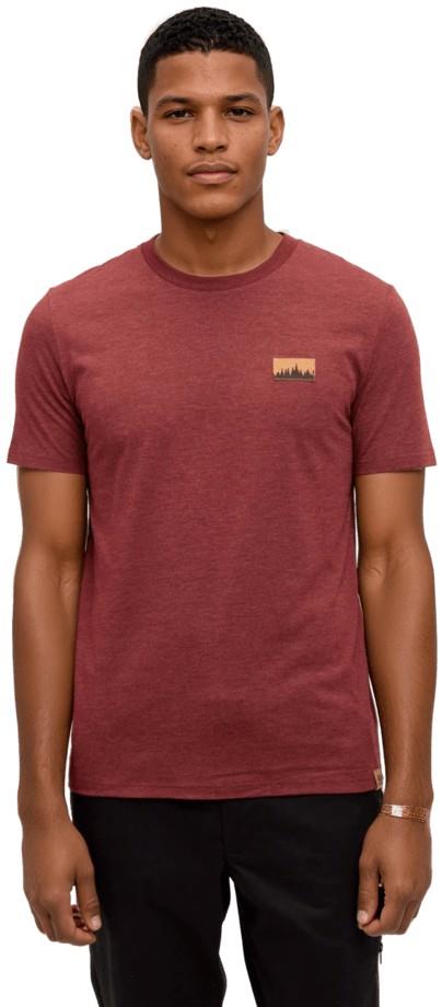 Juniper Cork Patch T-Shirt - Mens - cottage red heather / cork patch 1