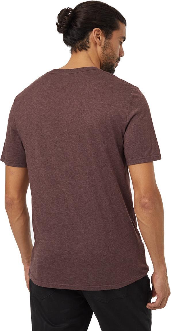 Juniper Cork Patch T-Shirt - Mens - deep mahogany heather / cork patch 1