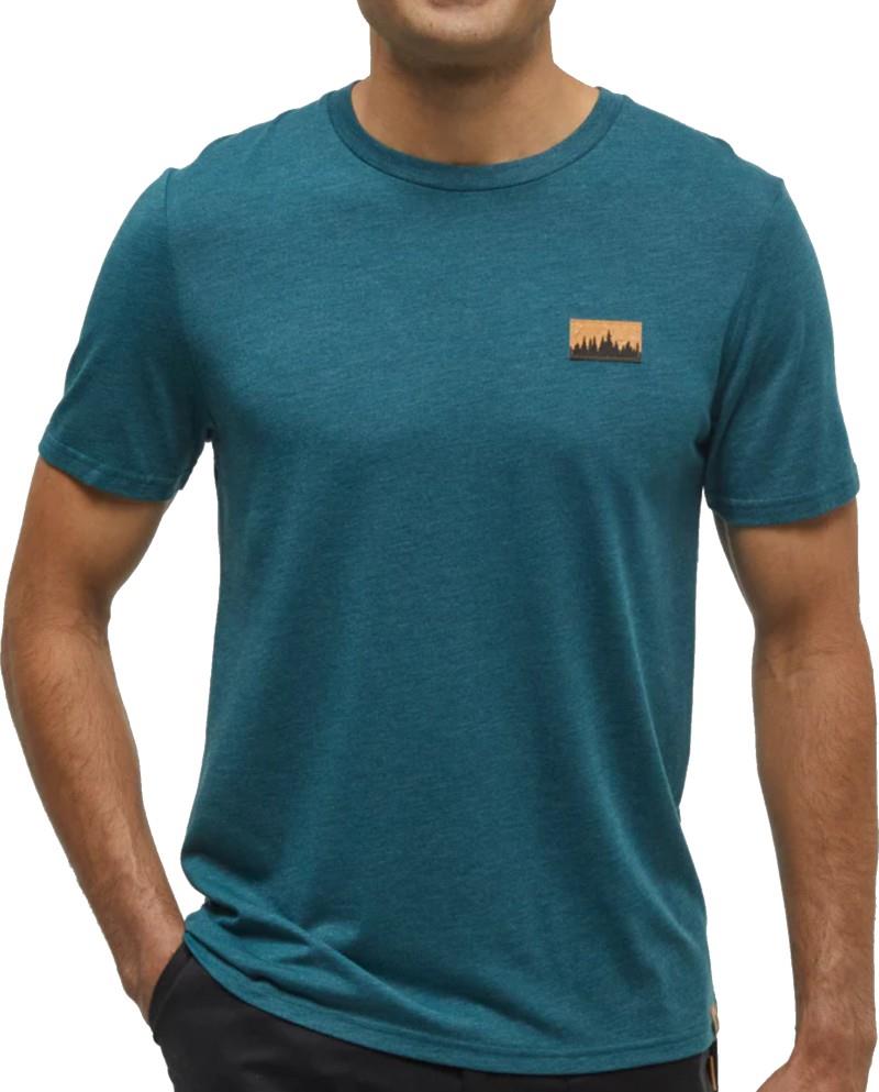 Juniper Cork Patch T-Shirt - Mens - meteorite black heather / cork patch 1