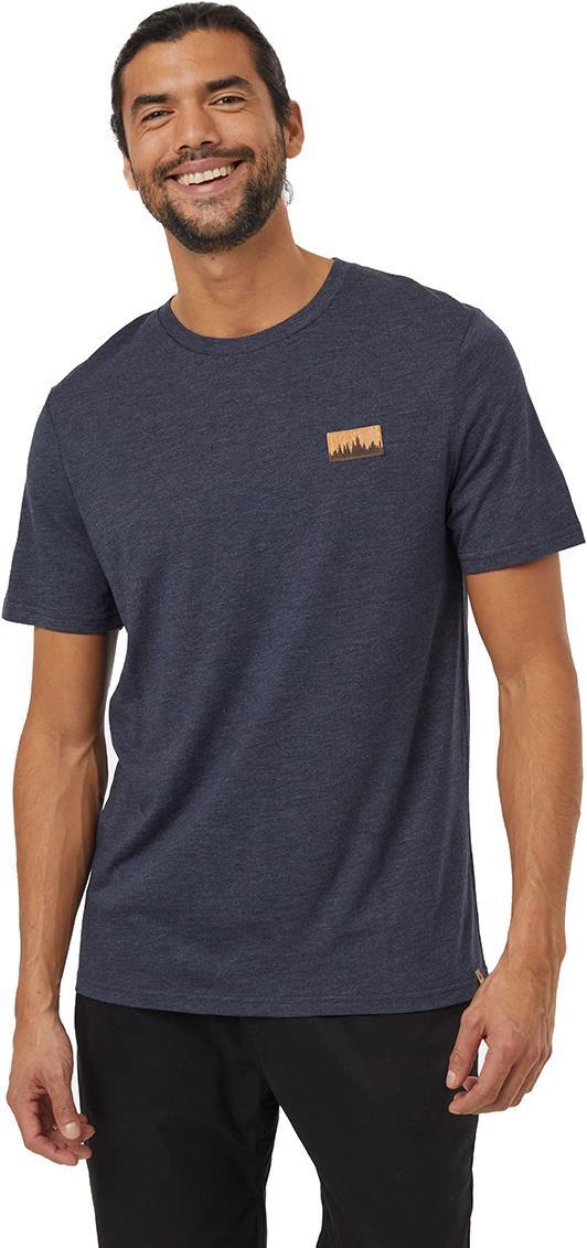 Juniper Cork Patch T-Shirt - Mens - midnight blue heather / cork patch 1