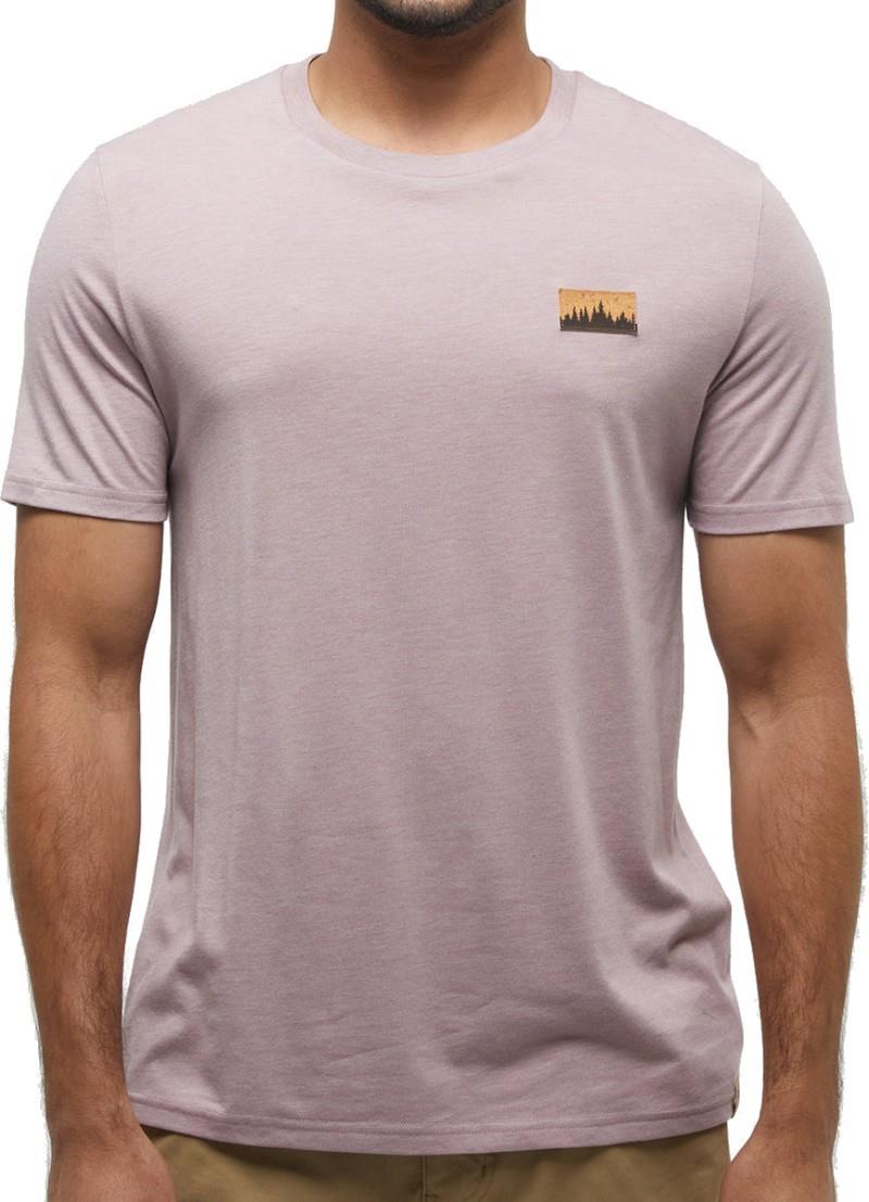 Juniper Cork Patch T-Shirt - Mens - vintage mauve heather / cork patch 1