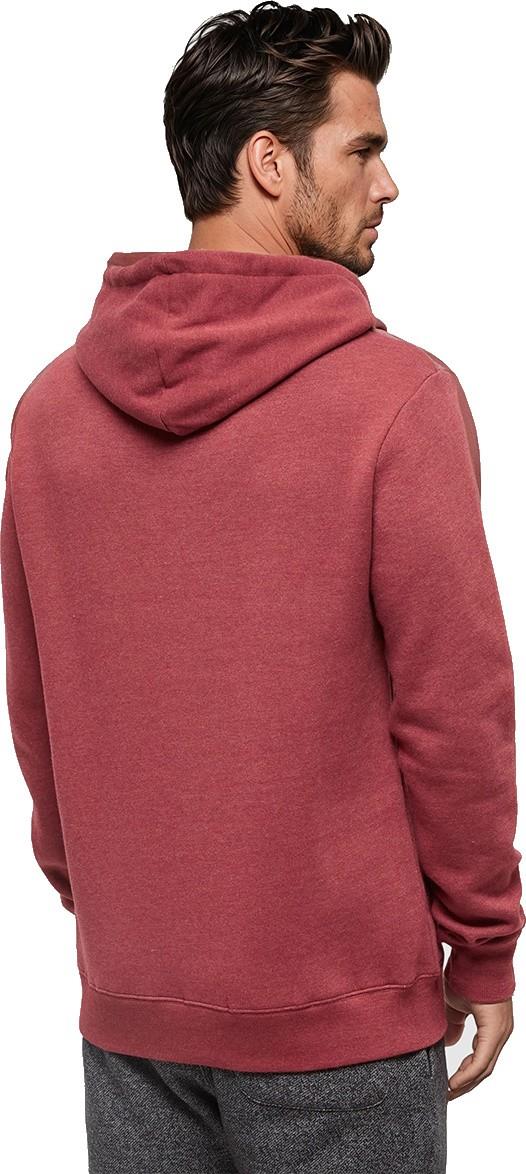 Juniper Hoodie - Mens - crimson heather / white 1