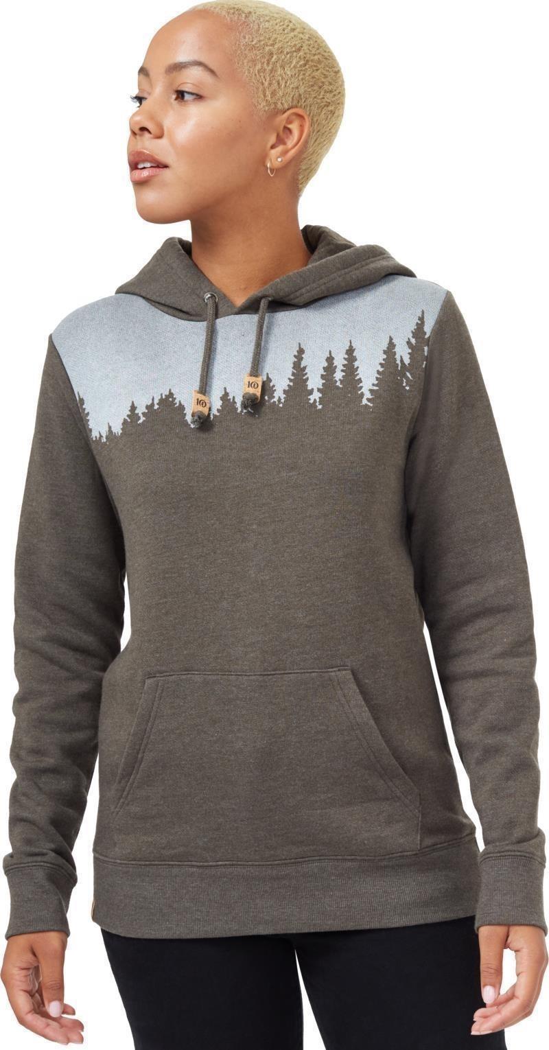 Juniper Hoodie - Womens - black olive green heather 1