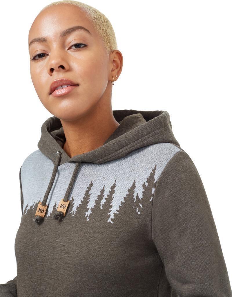 Juniper Hoodie - Womens - black olive green heather 1