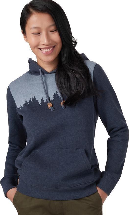 Juniper Hoodie - Womens - dark ocean blue heather 1