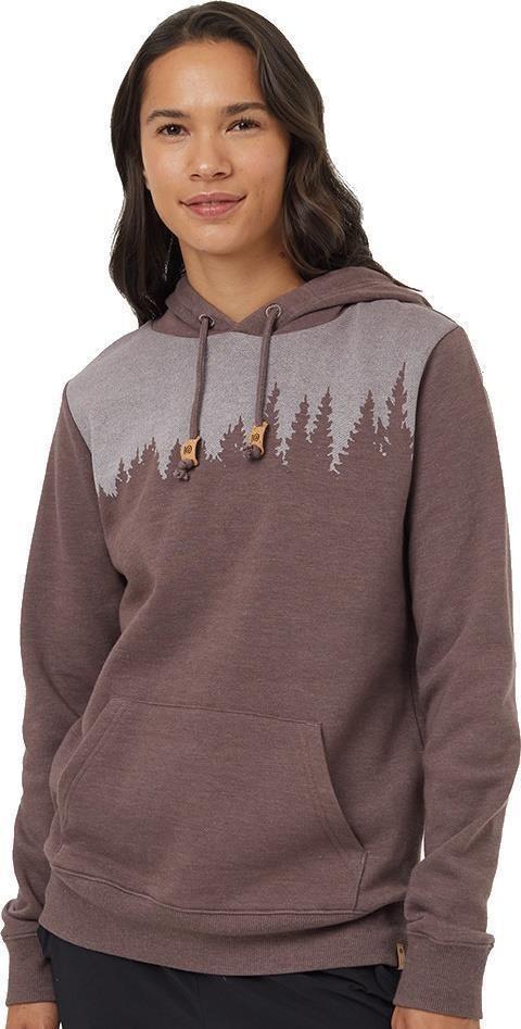 Juniper Hoodie - Womens - elkwood heather / white 1