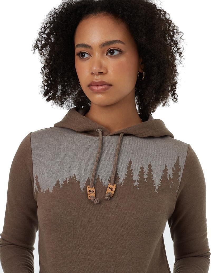Juniper Hoodie - Womens - falcon heather / white 1