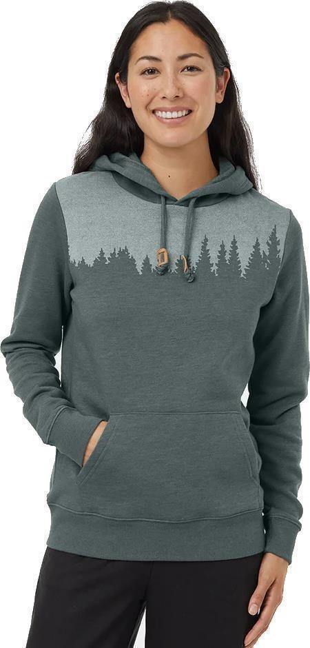 Juniper Hoodie - Womens - light urban green heather / white 1