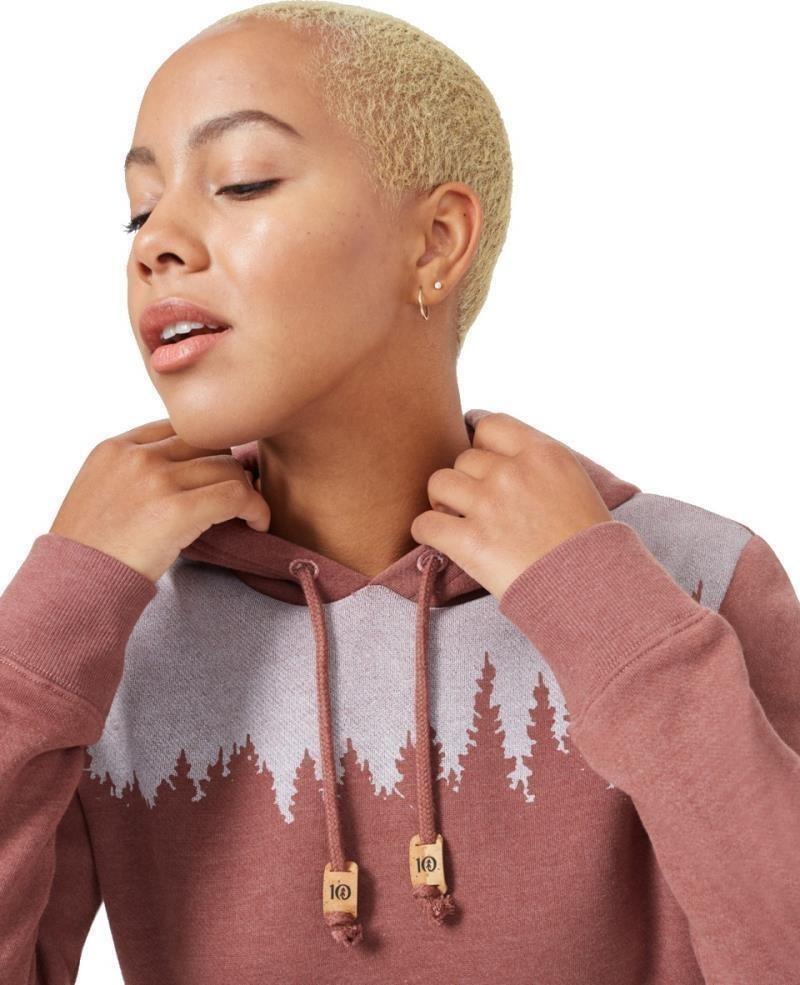 Juniper Hoodie - Womens - mesa red heather 1