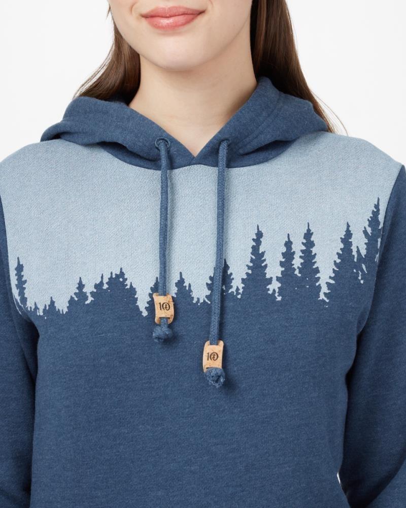 Juniper Hoodie - Womens - moonlit ocean heather 1