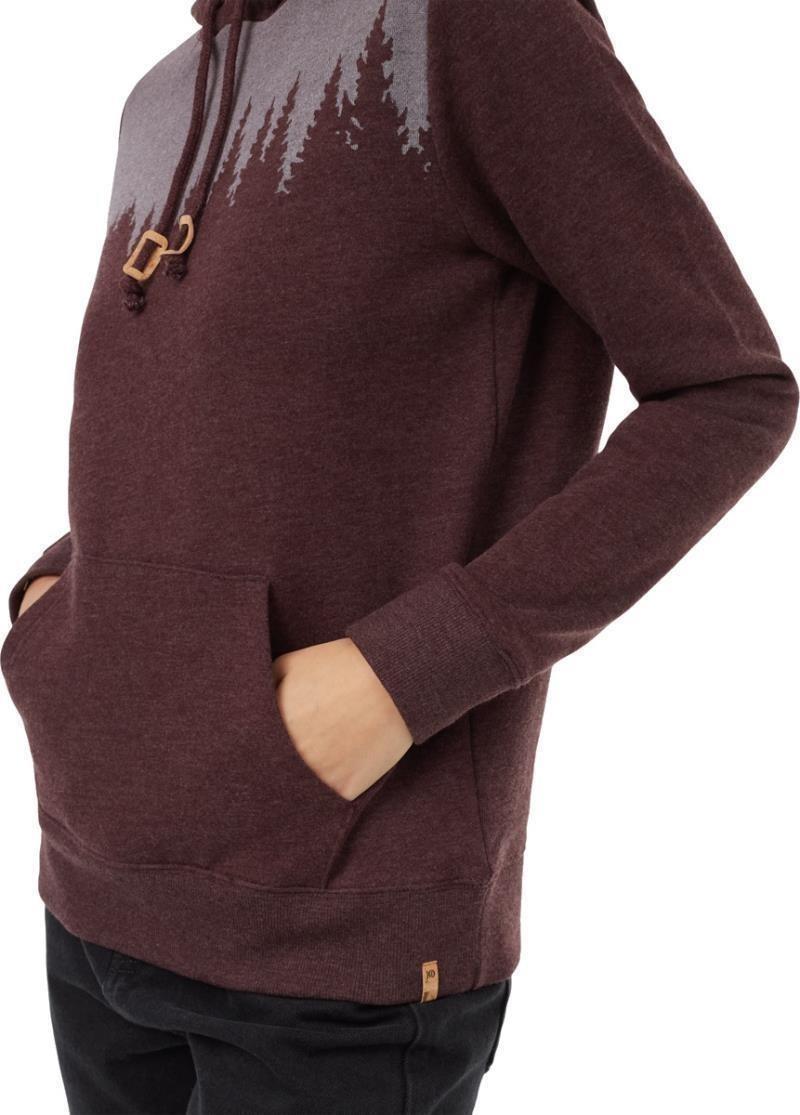 Juniper Hoodie - Womens - mulberry heather / white 1