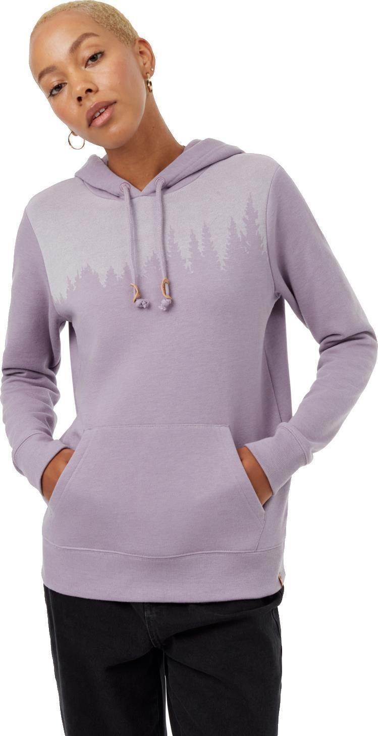 Juniper Hoodie - Womens - purple ash heather / white 1