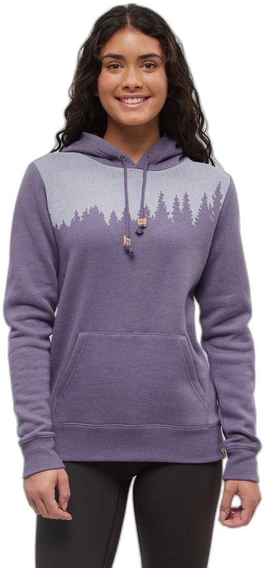 Juniper Hoodie - Womens - smokey violet heather / white 1