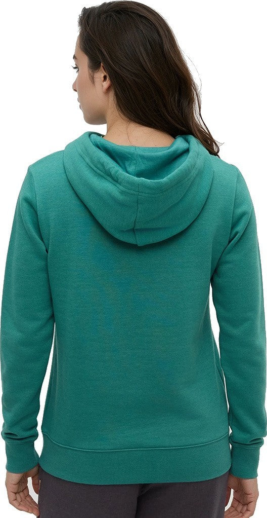 Juniper Hoodie - Womens - tidal teal heather / white 1
