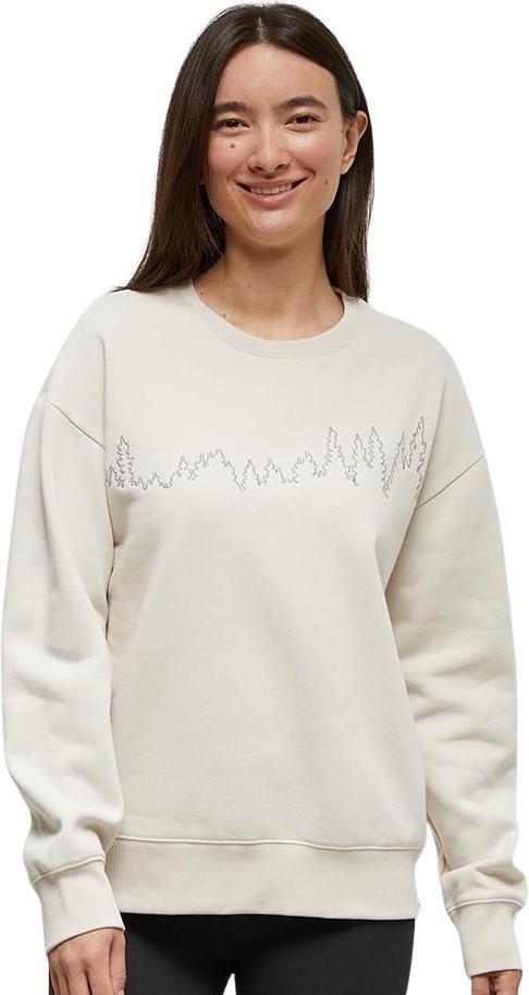 Juniper Outline Crew - Womens - Pale Oak / Juniper 1