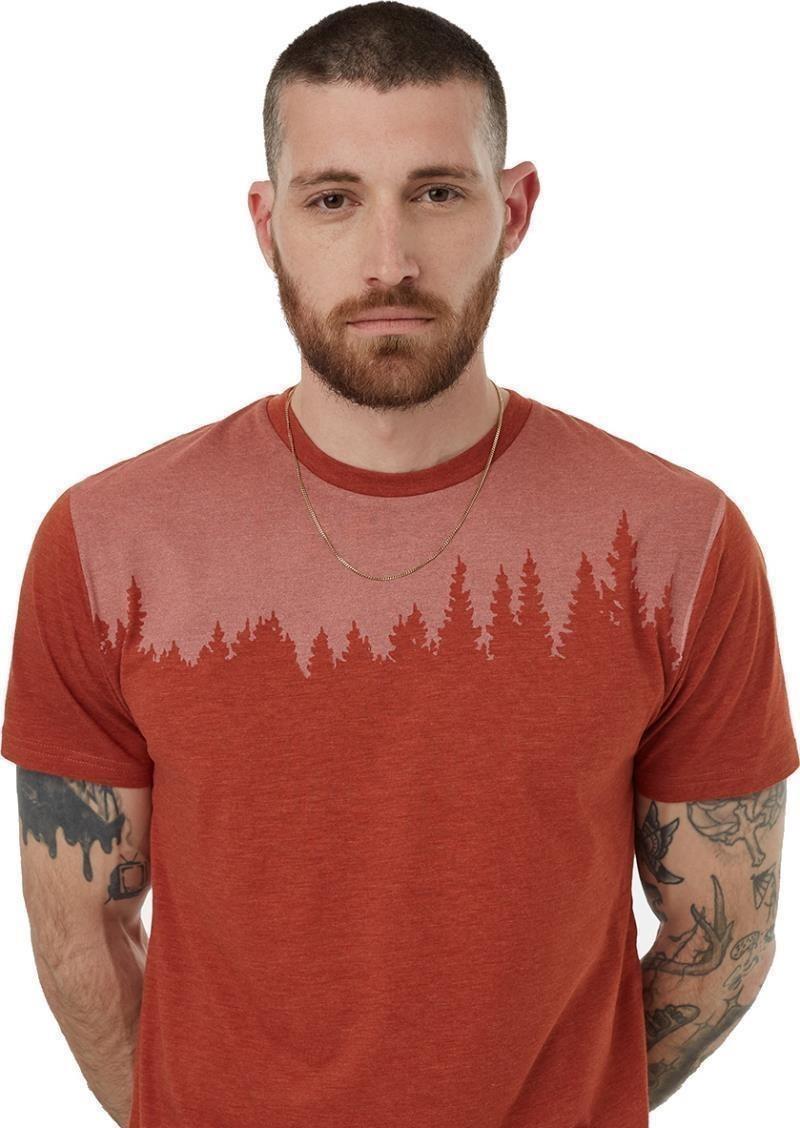 Juniper T-Shirt - Mens - baked clay heather / white 1