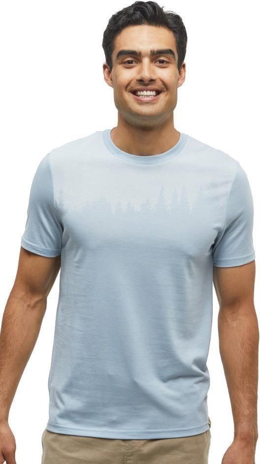 Juniper T-Shirt - Mens - blue haze heather / white 1