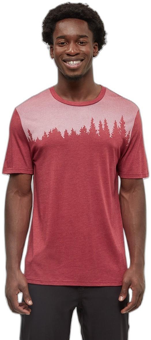 Juniper T-Shirt - Mens - crimson heather / white 1