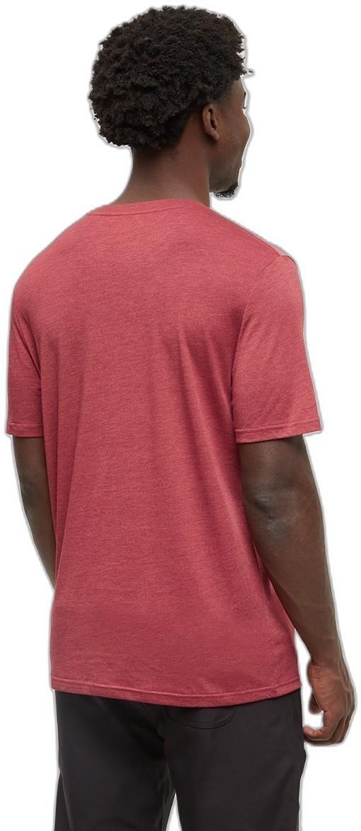 Juniper T-Shirt - Mens - crimson heather / white 1