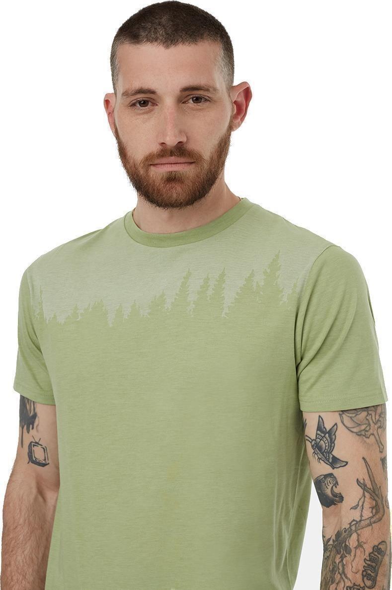 Juniper T-Shirt - Mens - light sage heather / white 1