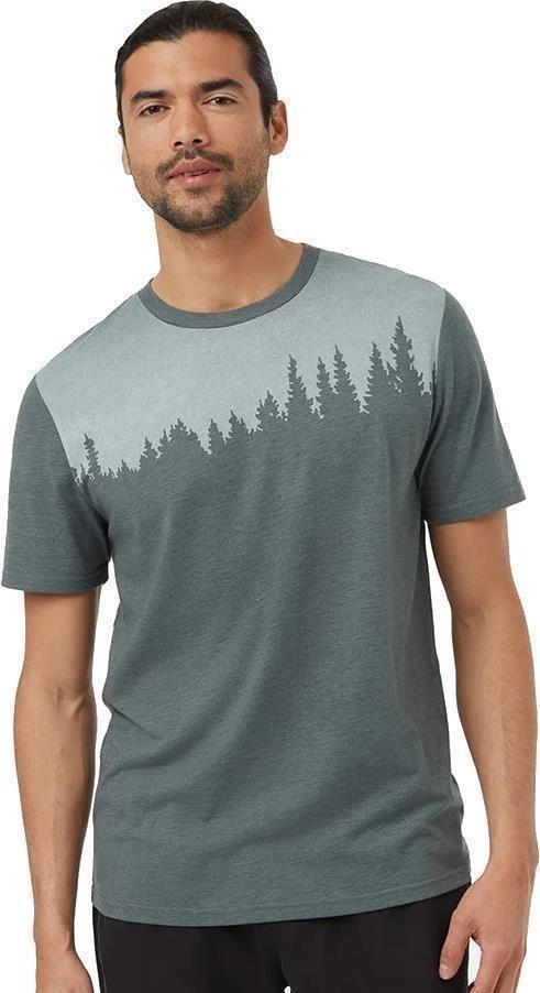 Juniper T-Shirt - Mens - light urban green heather / white 1