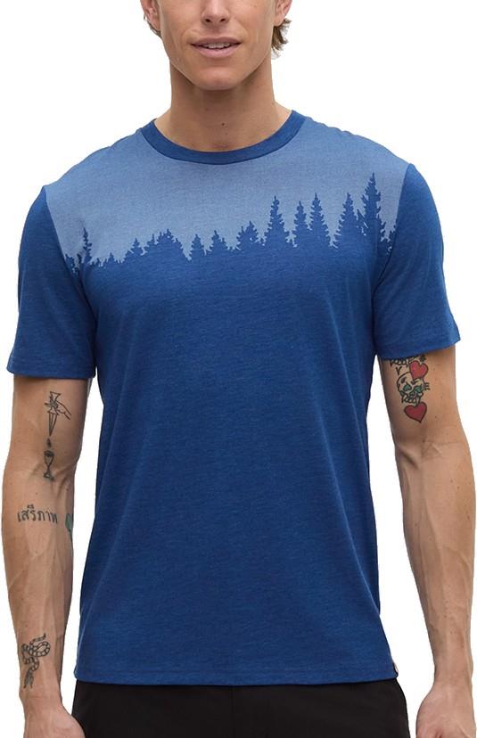 Juniper T-Shirt - Mens - nightfall heather / white 1