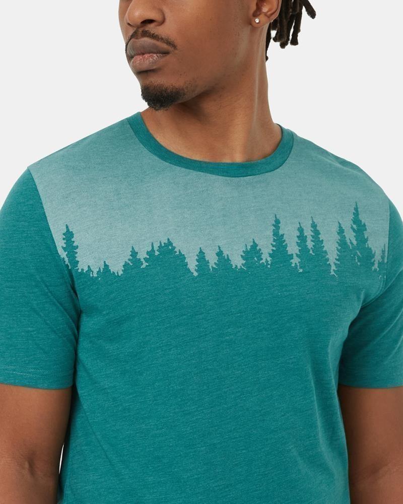 Juniper T-Shirt - Mens - north sea heather / white 1