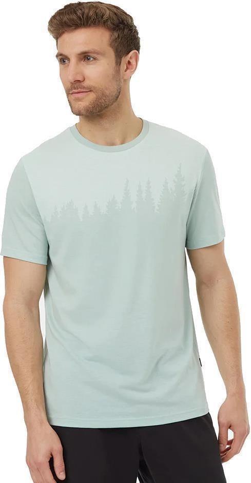 Juniper T-Shirt - Mens - surf spray heather / white 1