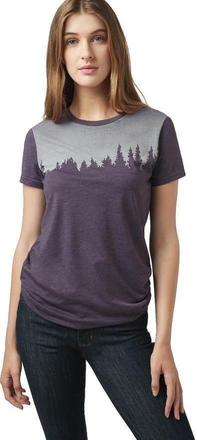 Juniper T-Shirt - Womens - aubergine purple heather 1