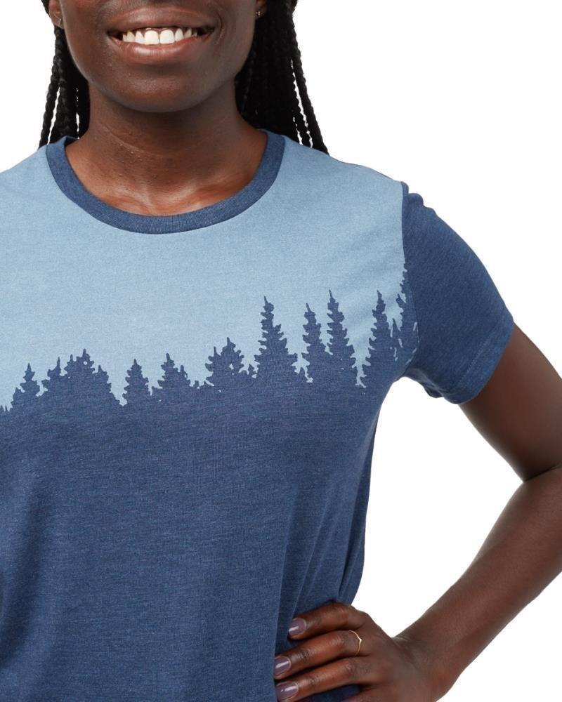Juniper T-Shirt - Womens - dark ocean blue heather 1