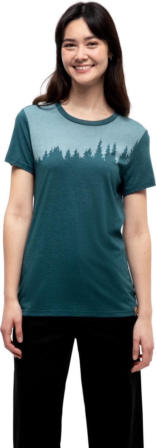 Juniper T-Shirt - Womens - jasper heather / white 1