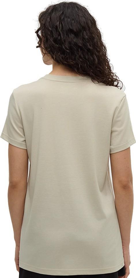 Juniper T-Shirt - Womens - sand stone heather / white 1