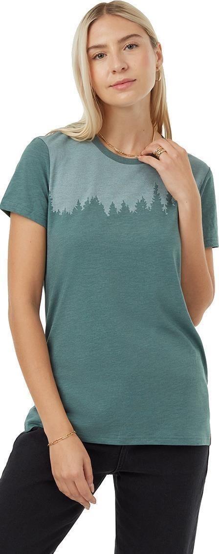 Juniper T-Shirt - Womens - silver pine heather / white 1
