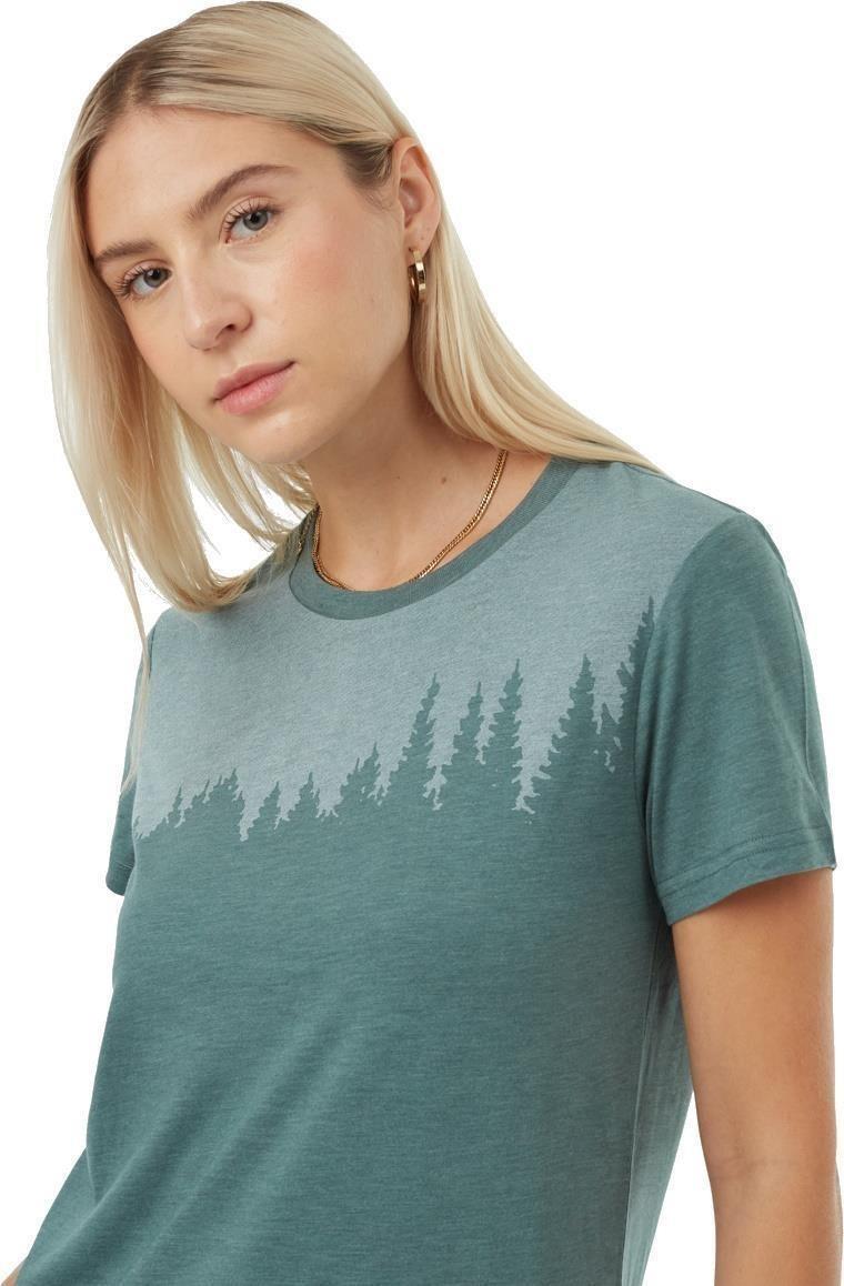 Juniper T-Shirt - Womens - silver pine heather / white 1
