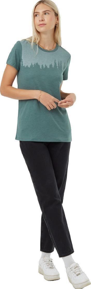 Juniper T-Shirt - Womens - silver pine heather / white 1