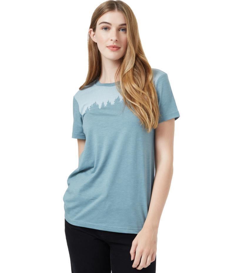 Juniper T-Shirt - Womens - storm blue heather 1