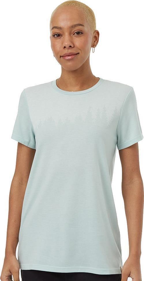 Juniper T-Shirt - Womens - surf spray heather / white 1