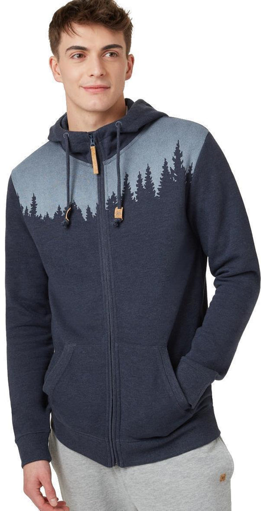 Juniper Zip Hoodie - Mens - Dark Ocean Blue Heather 1