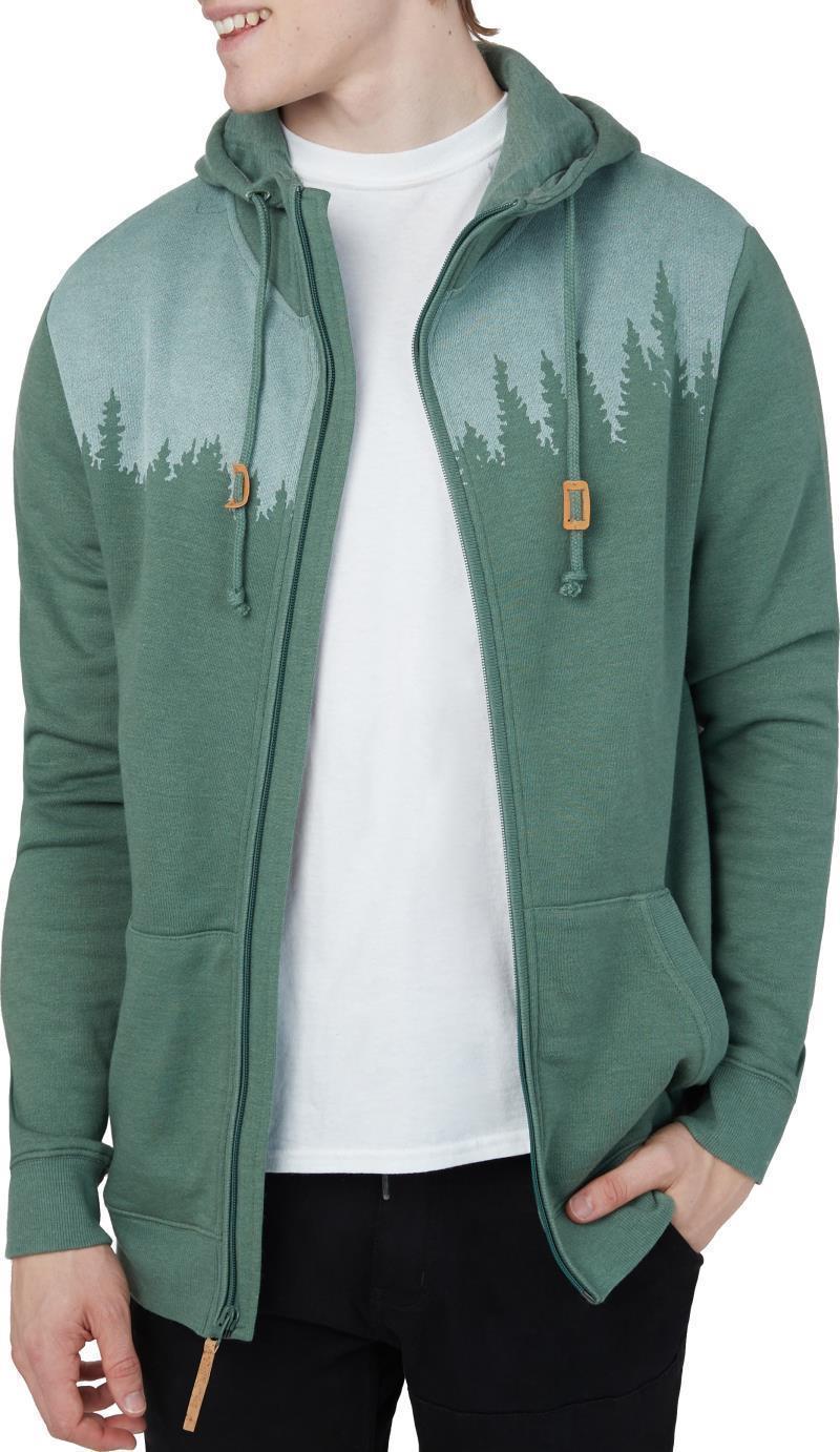 Juniper Zip Hoodie - Mens - Forest Green Heather 1