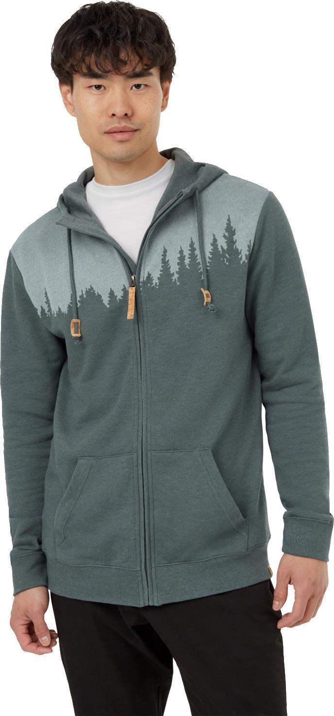 Juniper Zip Hoodie - Mens - Light Urban Green Heather / White 1