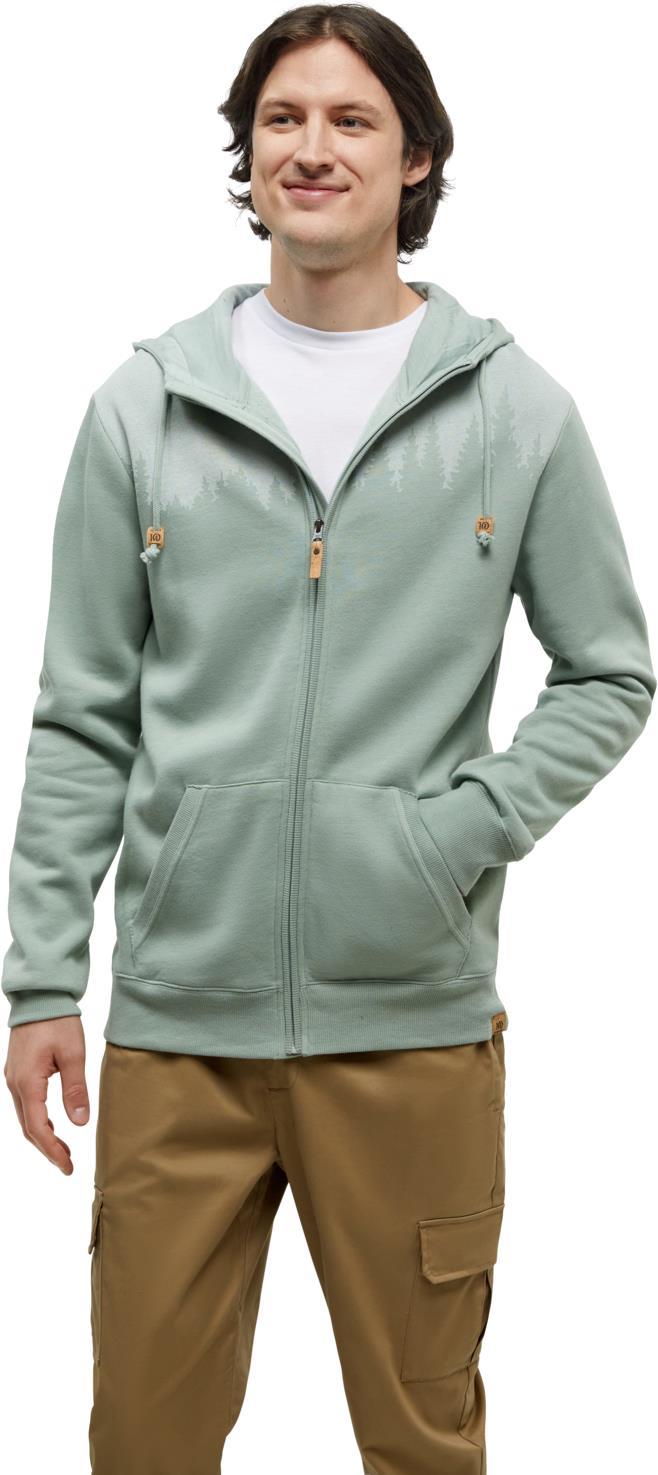 Juniper Zip Hoodie - Mens - Oasis Heather / White 1