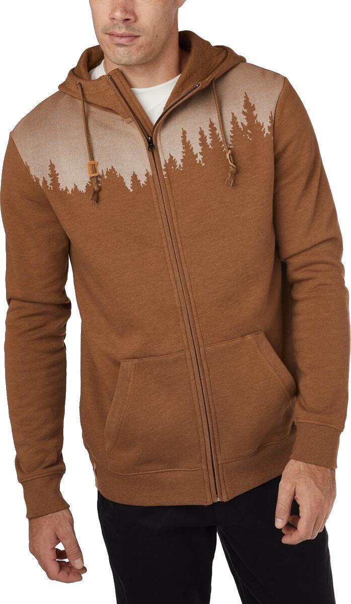 Juniper Zip Hoodie - Mens - Rubber Brown Heather 1