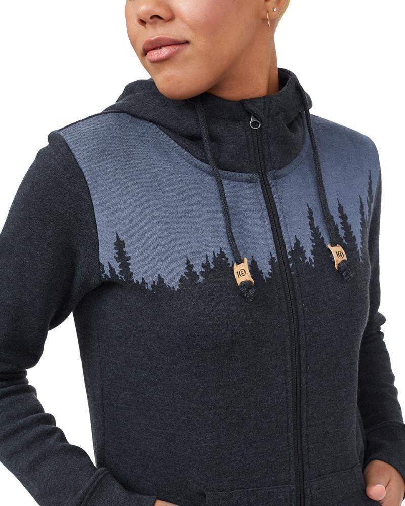 Juniper Zip Hoodie - Womens - Meteorite Black Heather 3