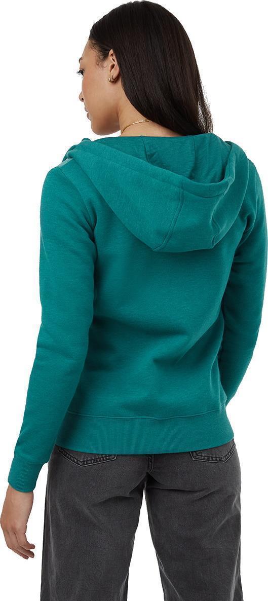 Juniper Zip Hoodie - Womens - North Sea Heather / White 2