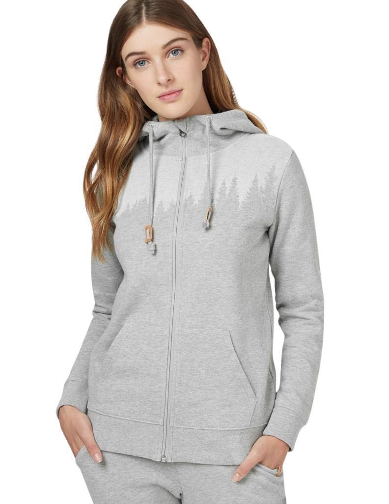 Juniper Zip Hoodie - Womens - hi rise grey heather 1